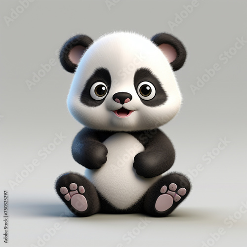 3d panda 