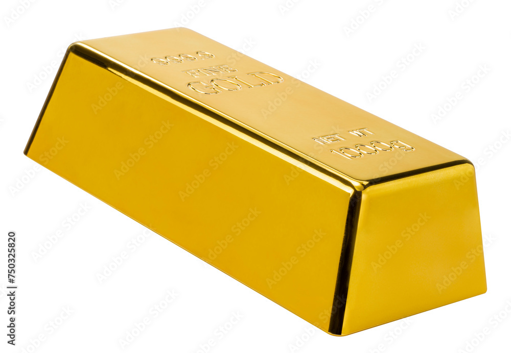 Gold bar 1000 g on white background. An opportunity to invest in a profitable asset, Fine Gold isolate on white PNG File. Gold bar 1000 g on white background. An opportunity to invest in a profitable asset, Fine Gold isolate on white PNG File.