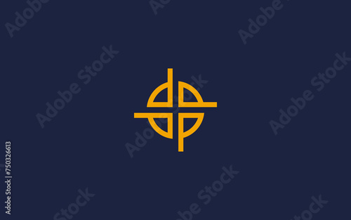 letter p circle logo icon design vector design template inspiration