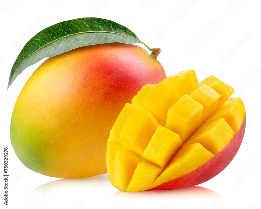 mango isolated on white background mango isolated on white background