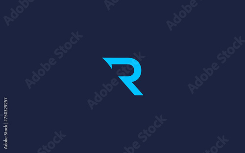 letter r with hook logo icon design vector design template inspiration