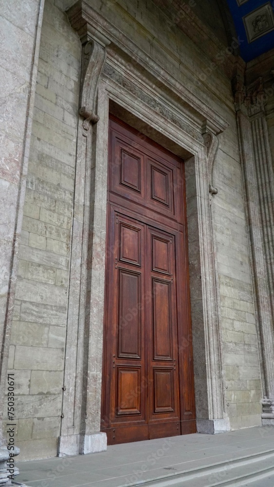 old wooden door