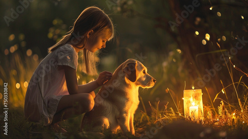 Nighttime storytelling with pets, magical tales and dreamy atmospheres