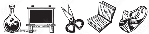 School and office equipment illustration 2