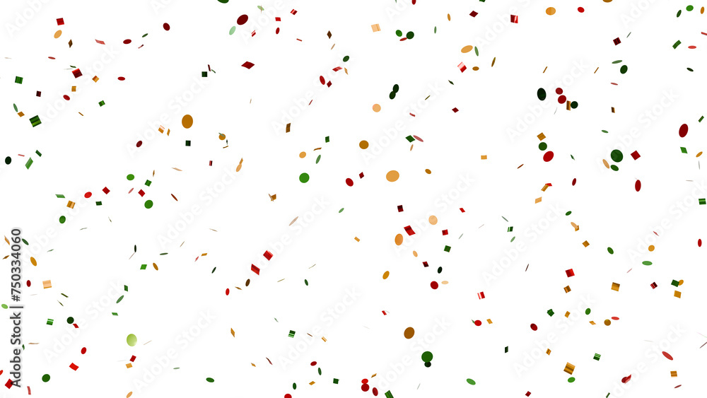 Black History Strength: Red, gold, and green confetti explode in 3D, celebrating Black History Month's legacy of unity, progress, and resilience. 