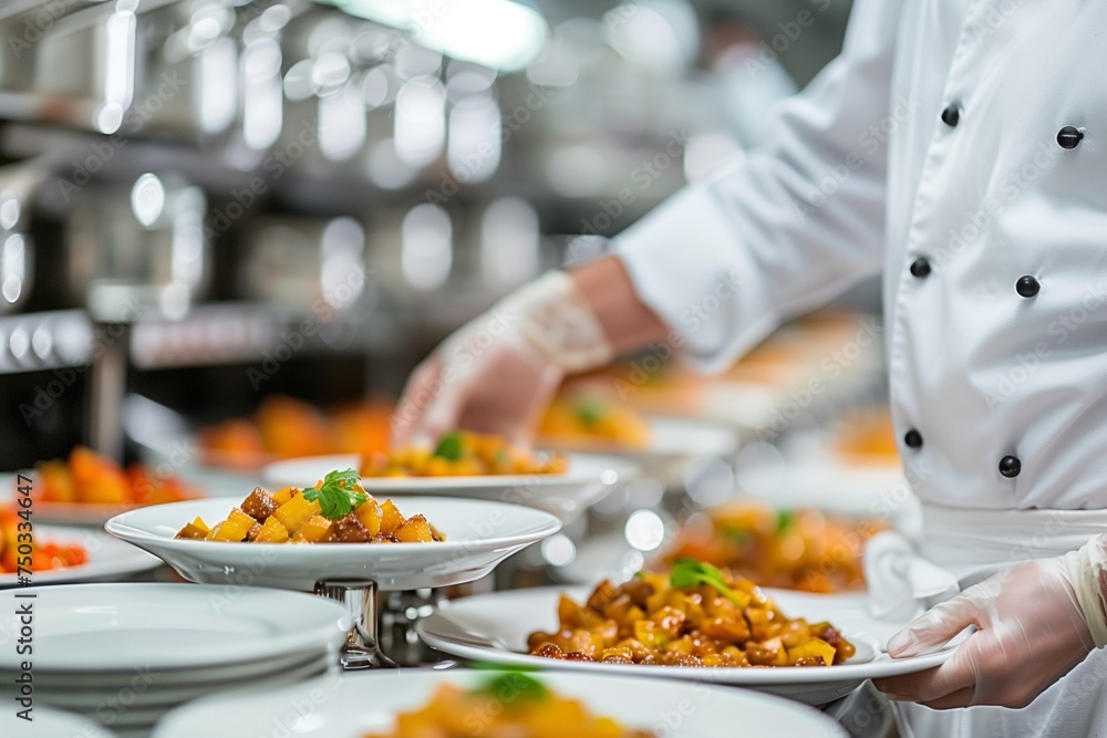 The fusion of culinary art and innovation, showcasing a modern, artistic presentation of food. Generative AI The fusion of culinary art and innovation, showcasing a modern, artistic presentation of food. Generative AI