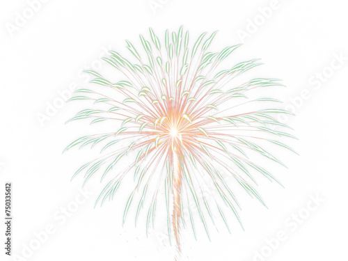 Colorful Firework transparent background