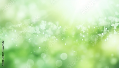 spring light green blur background