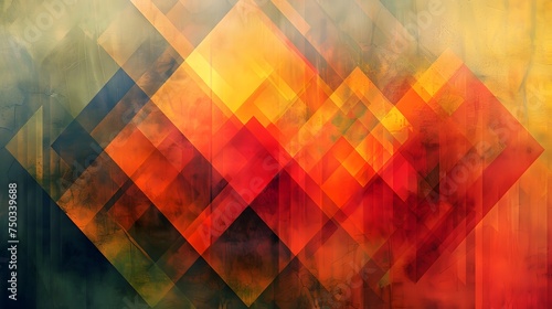 Abstract Color Play: Geometric Elegance