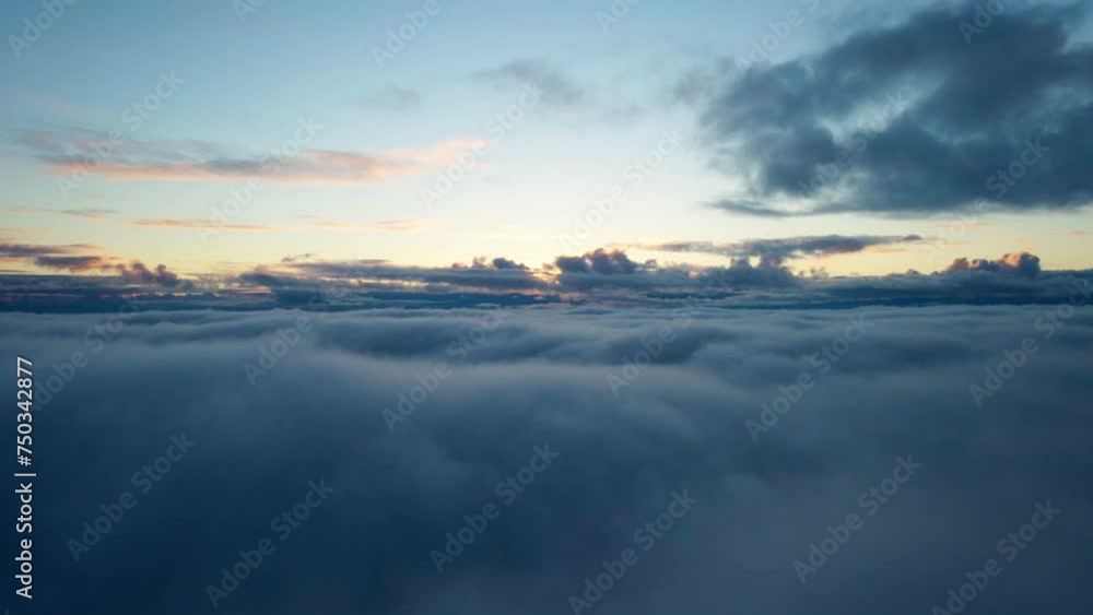 Showcasing an incredible sunrise above the clouds and sun peeking through the clouds Showcasing an incredible sunrise above the clouds and sun peeking through the clouds