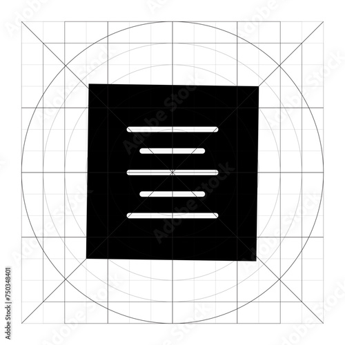 align center glyph icon