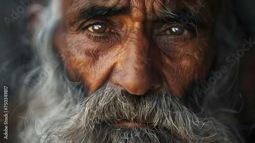 an Indian old man