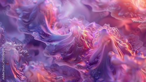 Fluid Serenity: Extreme close-up captures the milk thistle's fluid petals, evoking a sense of tranquil beauty.
