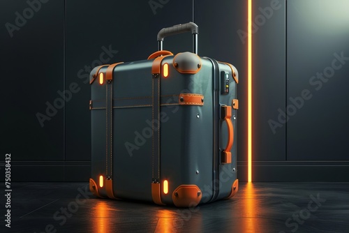 traveling suitcase concept