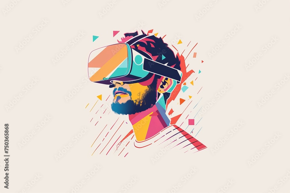 VR Efficacy Mixed Reality Headset. Virtual Reality Goggles for Vantage. Augmented reality 3D Glasses Improv. 3D Future Technology Facilitative Gadget and photorealistic Wearable Equipment