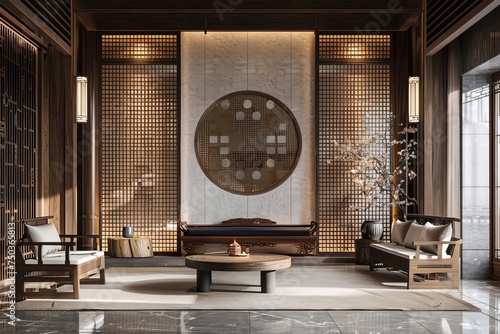 Modern Chinese Style Living Room