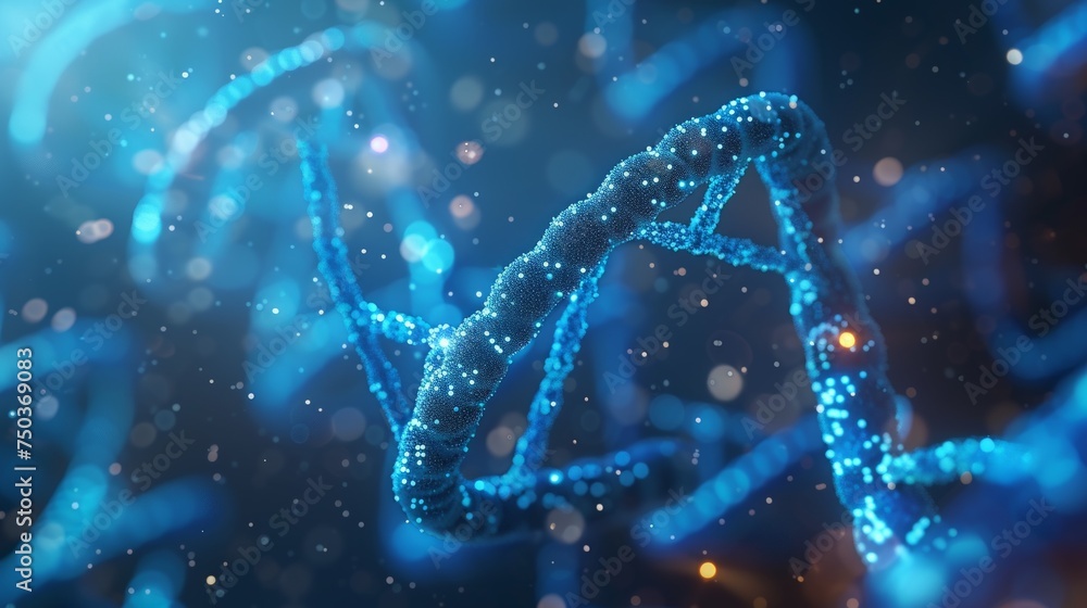 A research team investigating the genetic basis of rare diseases, emphasizing the importance of genetic studies in understanding and treating rare disorders. - obrazy, fototapety, plakaty 