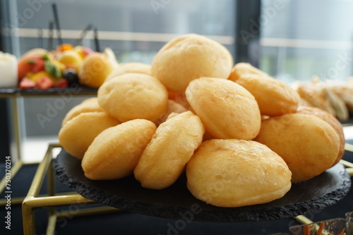 Baursaks. Kazakh national food. Donuts. photo