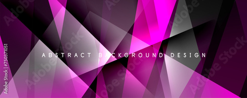 Breaking Glass Background, Kaleidoscope effect. Transparent Straight Lines. Dynamic Light Rays effect. Vector Illustration For Wallpaper, Banner, Background, Card, Book Illustration, landing page