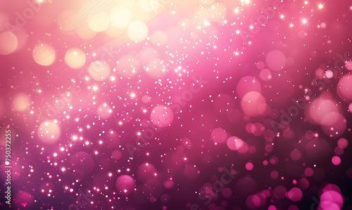 a pink background with pink lights and sparkles, Generative AI 