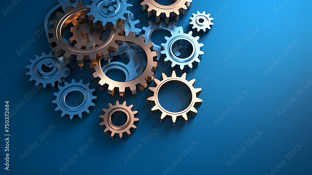 Industrial machines create gears with charming fuzzy aesthetics Industrial machines create gears with charming fuzzy aesthetics