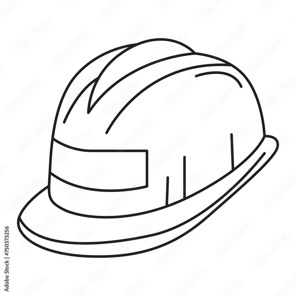 hard hats doodle icon transparent background hard hats doodle icon transparent background