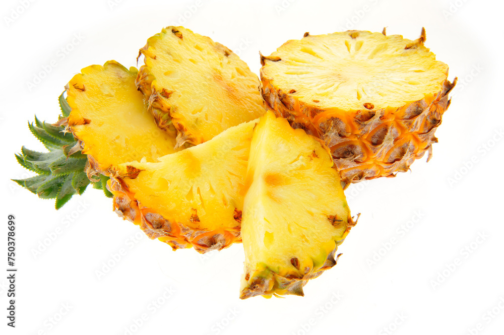 Pineapple on white background Pineapple on white background
