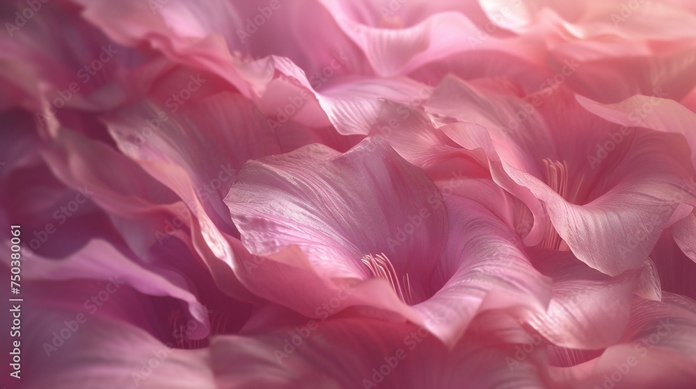 Graceful Waves: Mesmerizing waves of Gladiolus petals in a serene close-up scene.