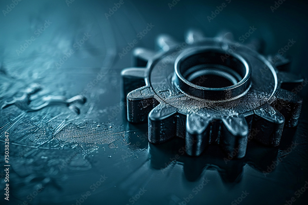 the mechanism of the gears, gears on blue, gear on a dark blue background, Mechanical technology, industry development, engine work are machine engineering symbol, the mechanism of the gears, gears on blue, gear on a dark blue background, Mechanical technology, industry development, engine work are machine engineering symbol,