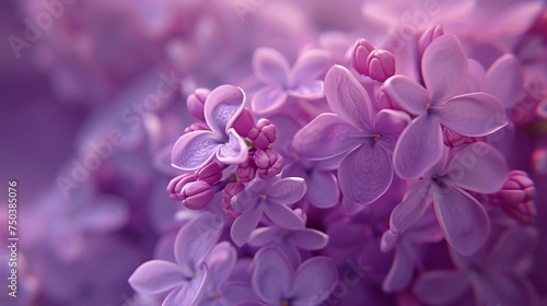 Lilac Elegance: Elegant lilac blooms in fluid motion, soothing to the senses. © BGSTUDIOX