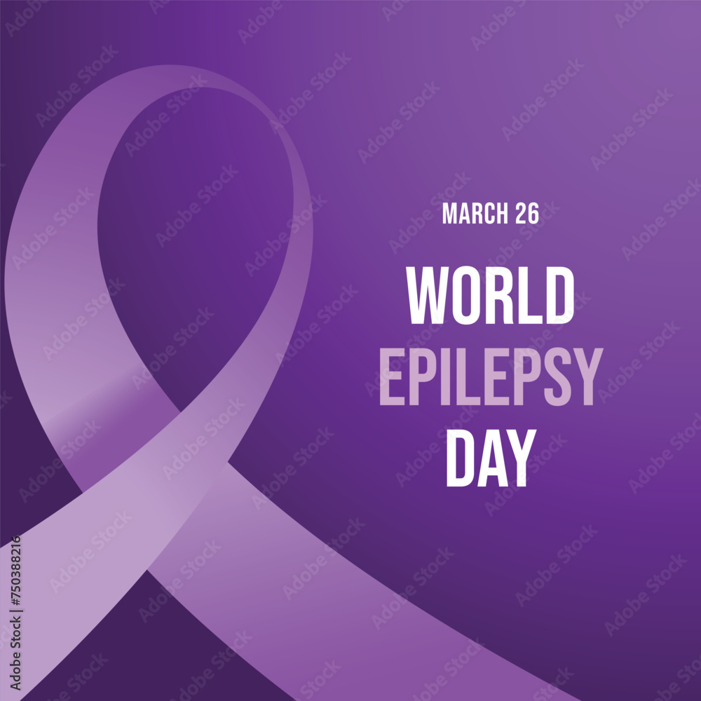 Obraz premium vector graphic of Epilepsy Awareness Day ideal for Epilepsy Awareness Day celebration.