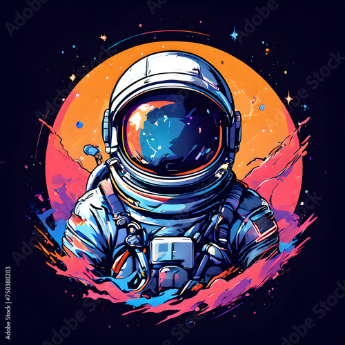 astronaut, winner, minimalist background