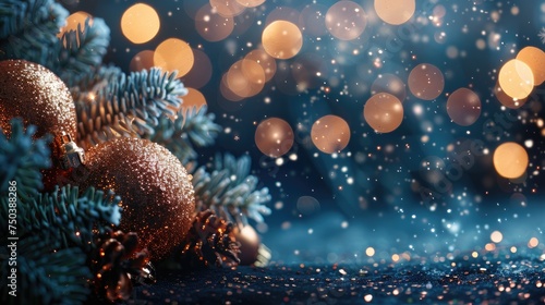 Christmas lights and bokeh backgrounds