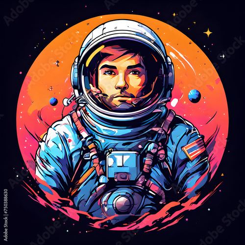 astronaut on the moon