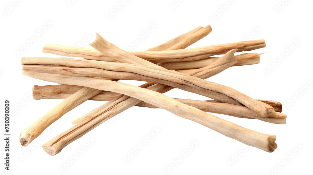 Dried vanilla sticks isolated on transparent a white background Dried vanilla sticks isolated on transparent a white background