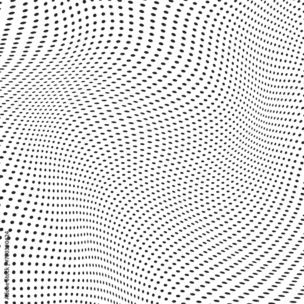 Perforation distorted dotted background. Abstract background consisting of small dots. Perforation distorted dotted background. Abstract background consisting of small dots.
