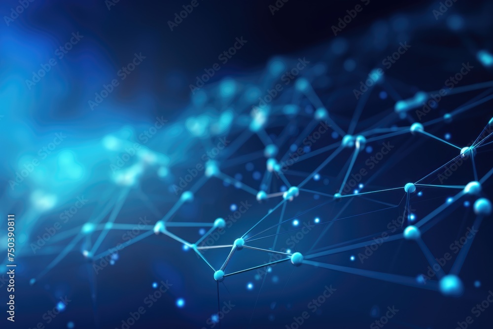 Abstract digital background. Big data visualization. Network connection structure. Science background. Network connection structure, Ai generated Abstract digital background. Big data visualization. Network connection structure. Science background. Network connection structure, Ai generated