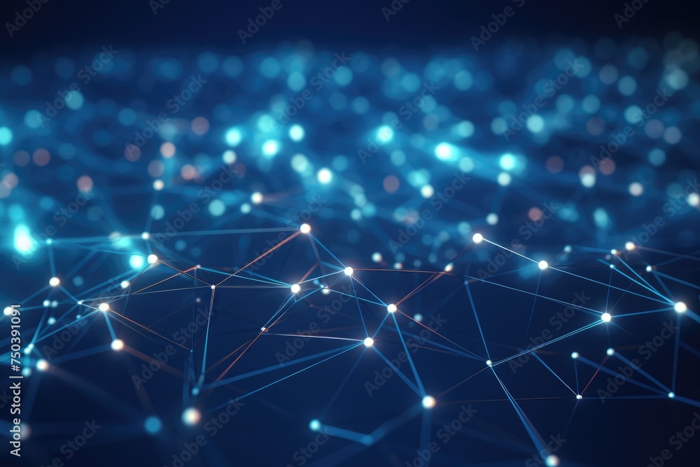 Abstract digital background. Big data visualization. Network connection structure. Science background. Network connection structure, Ai generated Abstract digital background. Big data visualization. Network connection structure. Science background. Network connection structure, Ai generated