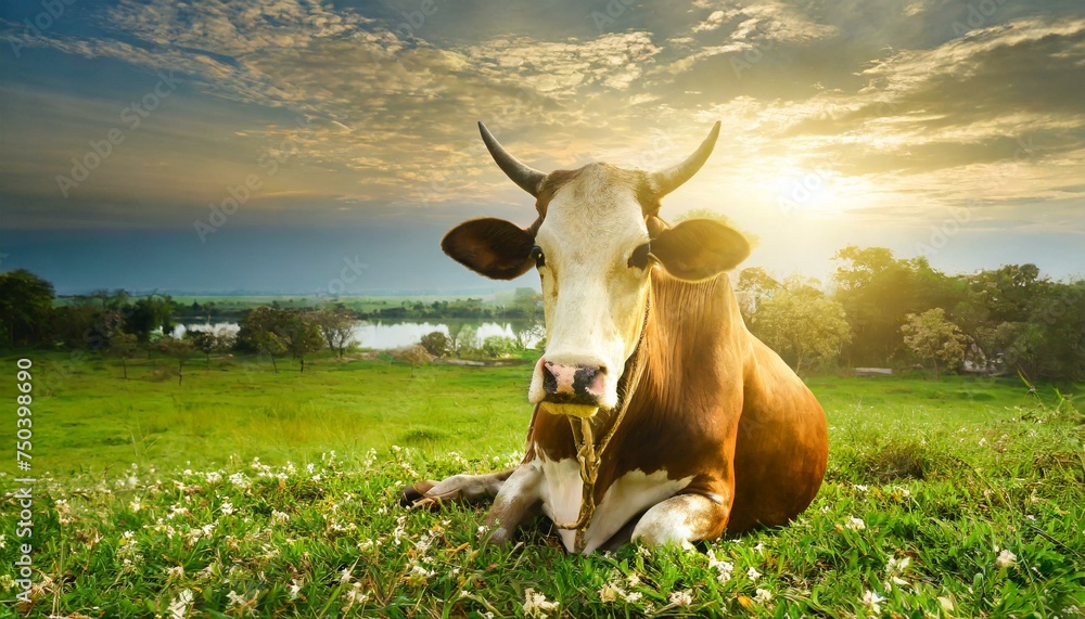 cow on a meadow cow on a meadow