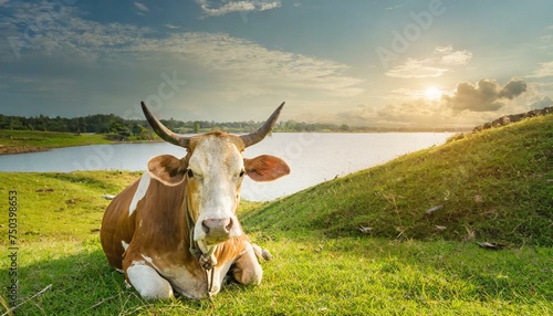 cow on a meadow