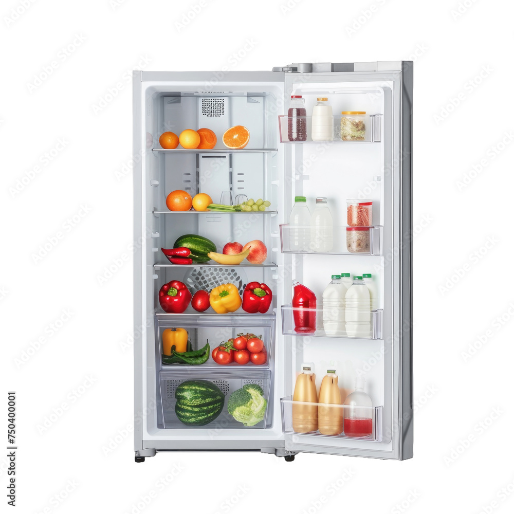 Refrigerator Freshness Zone Isolated On Transparent Background Refrigerator Freshness Zone Isolated On Transparent Background