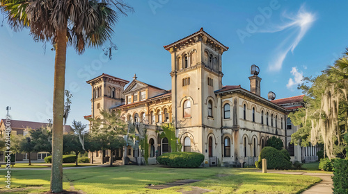 Historic parish court house in Lake Charles Louisiana