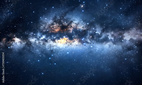 the night sky under the stars, Generative AI 