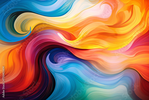 Liquid Colorful Background. Soft and Dreamy