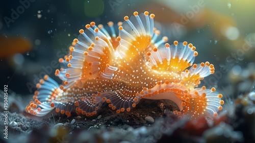 Croatian Adriatic sea fanworm photo