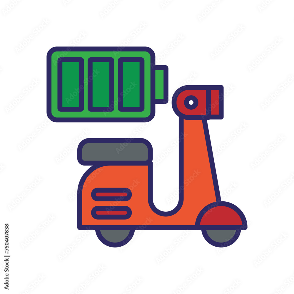 Scooter Illustration Scooter Illustration