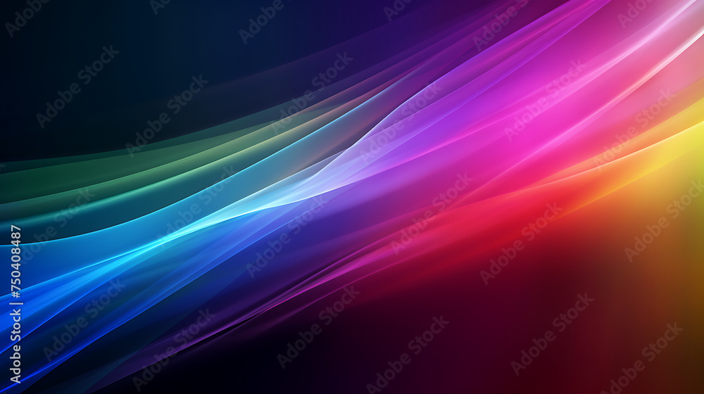 Creative black background with rainbow flare overlay. Colorful streaks of light, vibrant colors on background Creative black background with rainbow flare overlay. Colorful streaks of light, vibrant colors on background