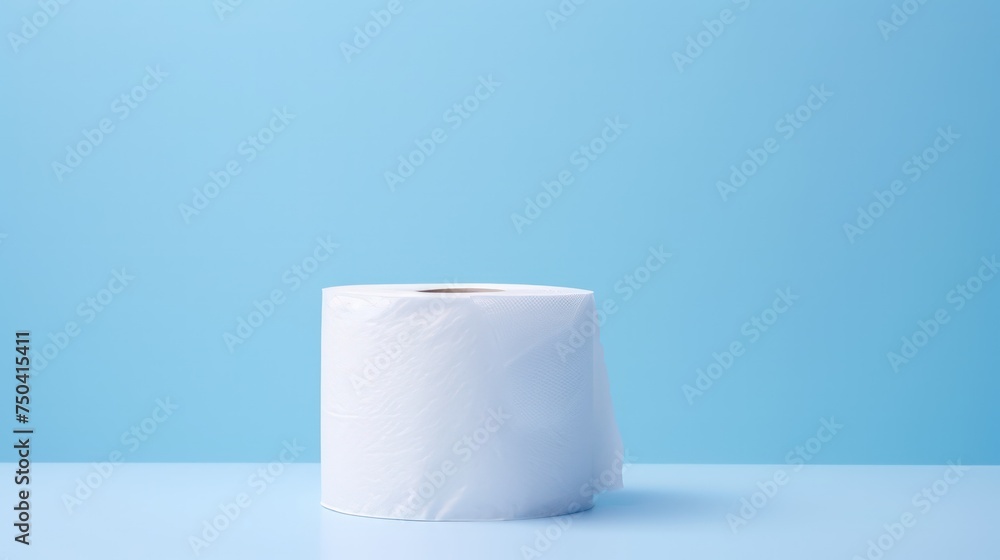 Bathroom tissue with space for text. Bathroom tissue with space for text.