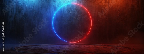 Cosmic Dance of Red and Blue