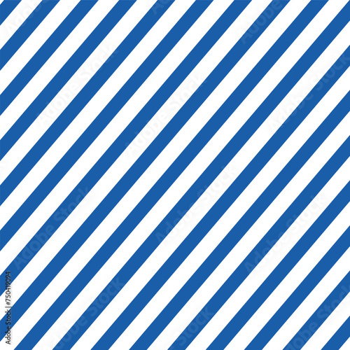 Striped background with horizontal straight blue and white stripes. Seamless and repeating pattern.  vector file illustration.